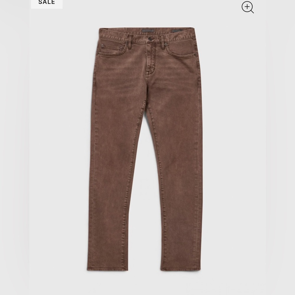 John Varvatos Men's Tan Slim Jeans